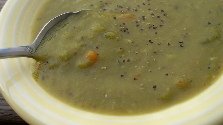 Vegetarian Split Pea Soup Recipe created by Parsley