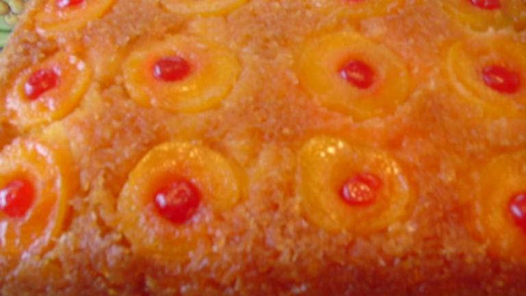Peachy Pineapple Upside-Down Cake created by katie in the UP
