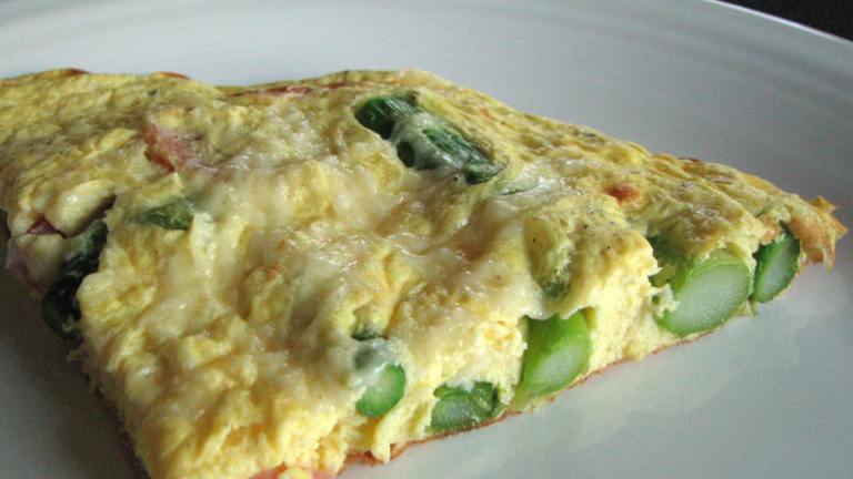 Frittata With Asparagus, Canadian Bacon and Parmesan Created by Brooke the Cook in 