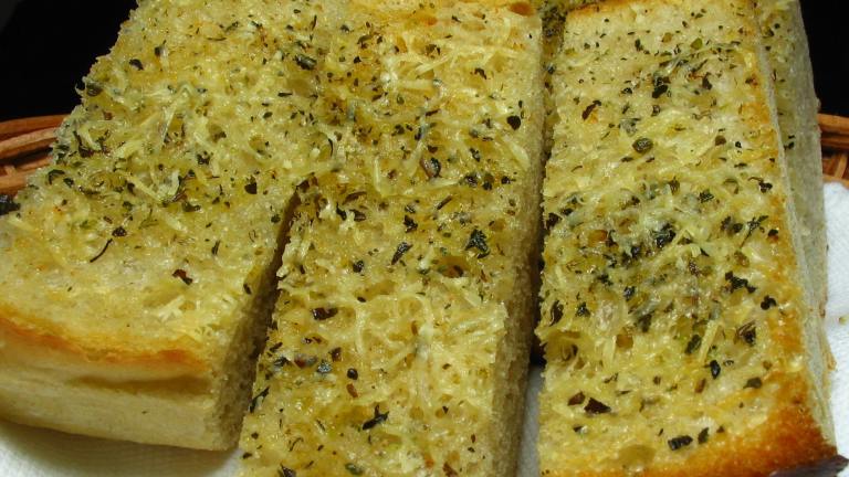 Olive Oil and Parmesan Garlic Bread "low Fat" Created by Breezytoo