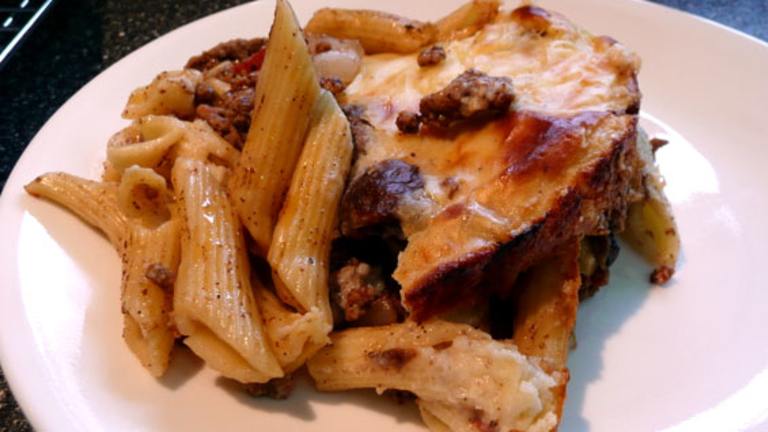 Low Fat Pastitsio Created by Outta Here