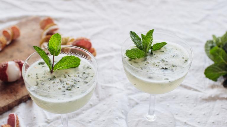 Lychee Mint Champagne Created by Izy Hossack