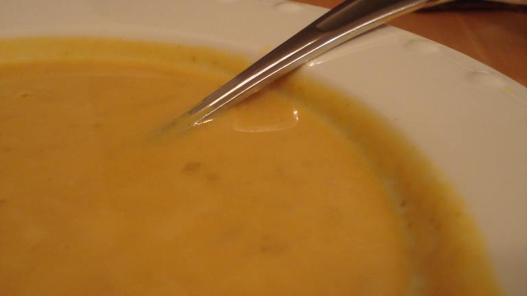 Pumpkin & Corn Soup created by The Tiny Chef