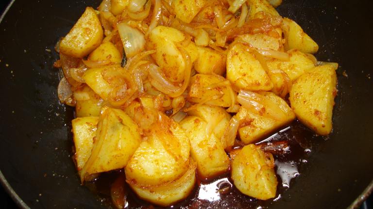 Sri Lankan   Ala Badun ( Potatoes and Onions) Created by Brian Holley