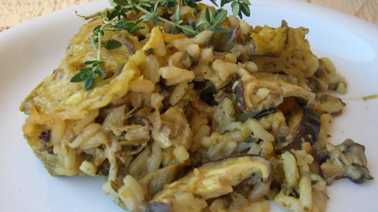 Oyster and Wild Rice Casserole created by ChefLee
