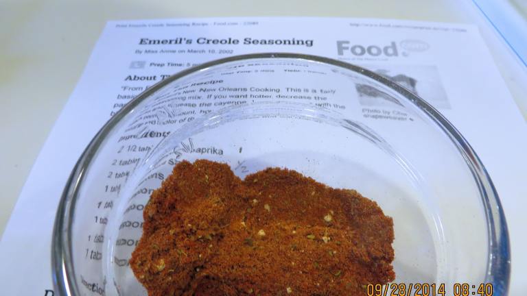 Emeril's Creole Seasoning Created by Bonnie G 2