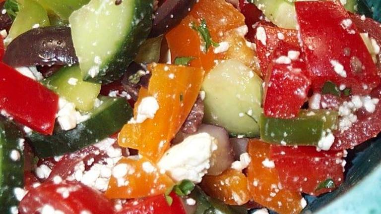 Greek Pepper Salad created by BarbryT