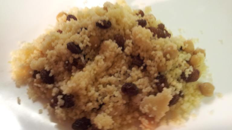 Couscous With Garbanzo Beans and Golden Raisins Created by ImPat