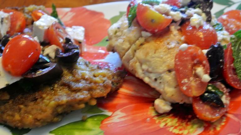 Greek Chicken Cutlets created by morgainegeiser