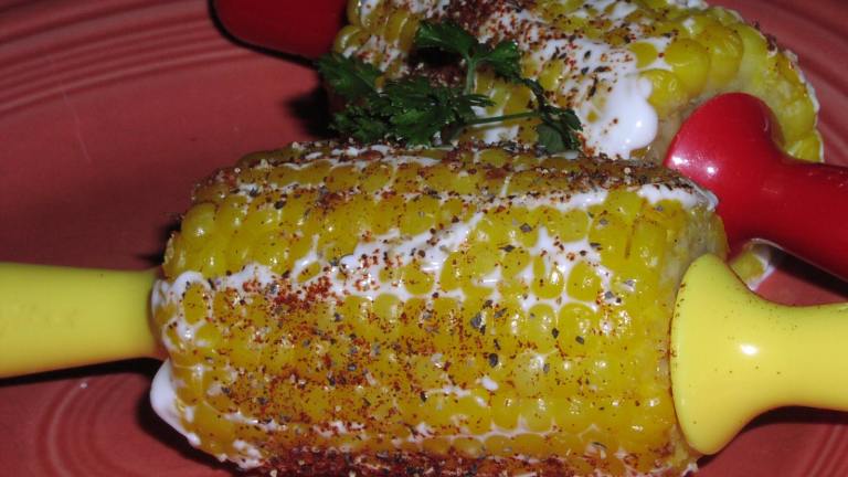 Spicy Grilled Corn on the Cob created by teresas