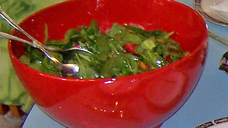 Spinach, Orange & Strawberry Salad created by Nyteglori
