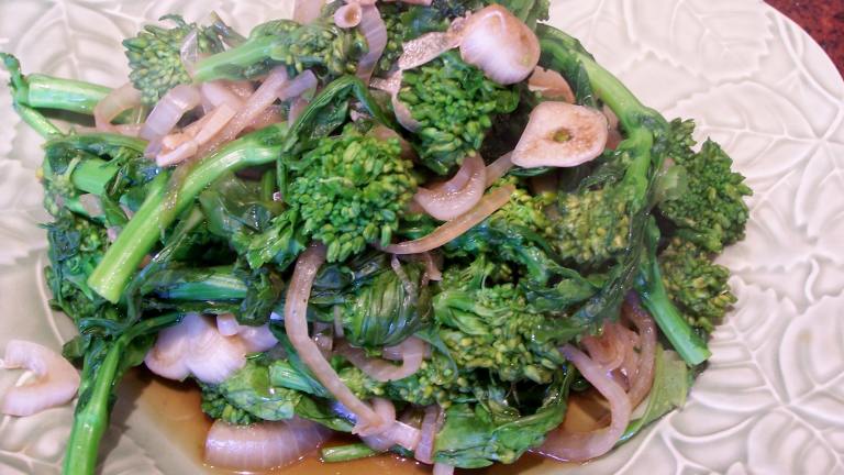 Steamed Broccoli Rabe With Garlic Created by Rita1652