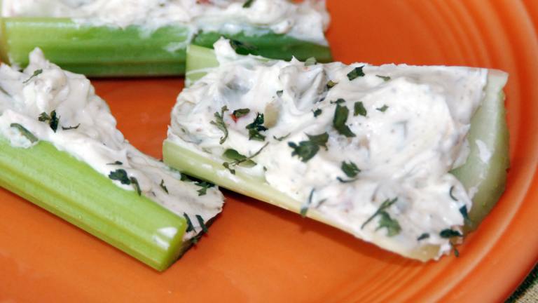 Linda's Ranch and Olive Stuffed Celery Created by appleydapply