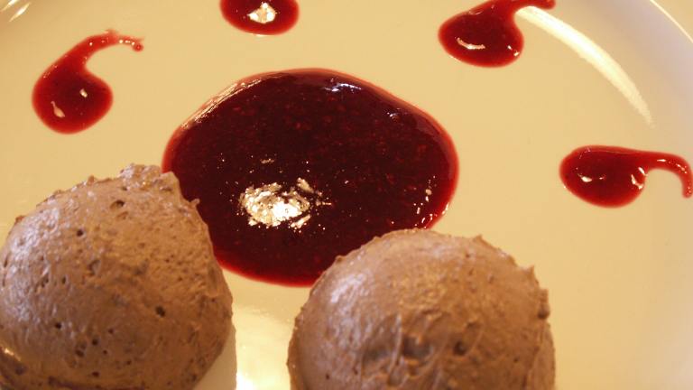 Rich Chocolate Mousse With Raspberry Coulis created by CookinDiva