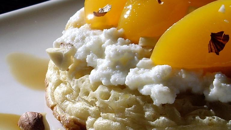 Crumpets With Fruit, Ricotta & Maple Syrup Created by AmandaInOz
