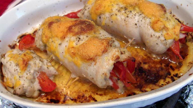Chicken Rolls Stuffed With Bell Peppers Created by Derf2440
