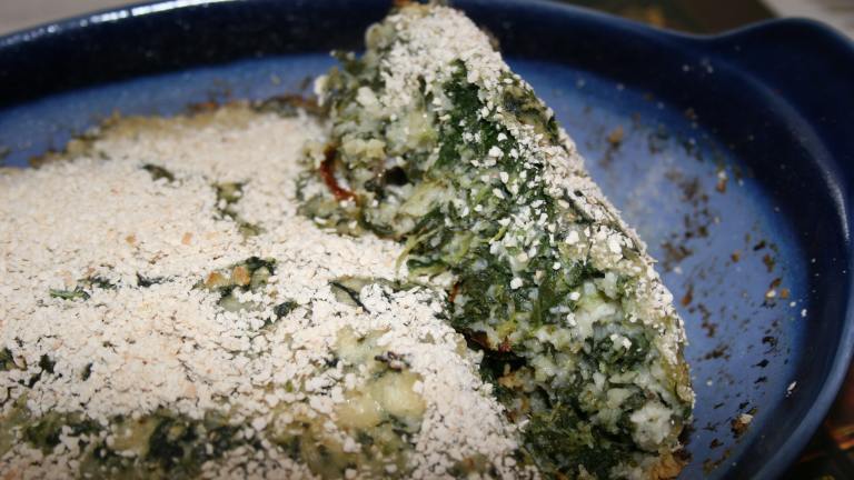 Spinach Cheese Kugel (Low Fat) created by kymgerberich