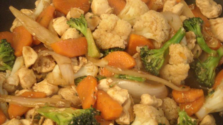 Leftover Veggie Chicken Stir-Fry created by mums the word