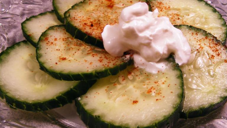 Modernized Hungarian Cucumber Salad Dressing created by Lavender Lynn