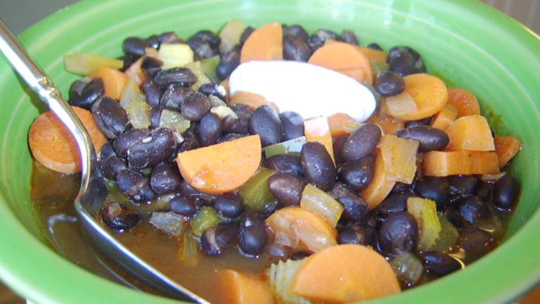 Black Bean Soup With Cumin and Coriander Created by LifeIsGood