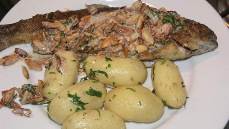Trout in Almonds Sauce – Croatian Way Created by nitko