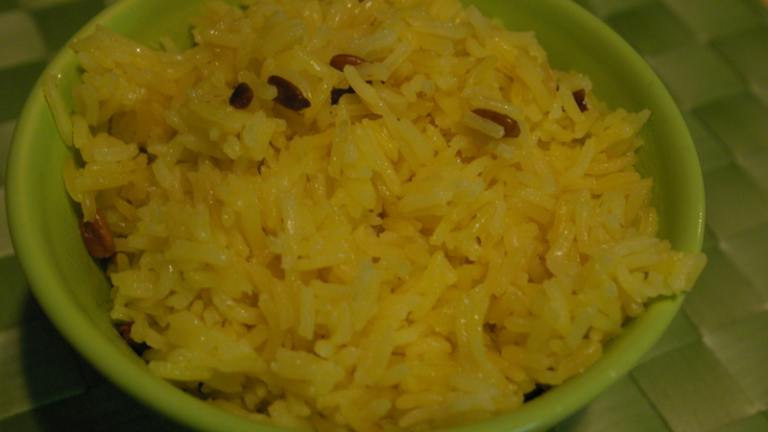 Yellow Rice With Sesame Seeds Created by Redsie