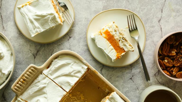 4 Layer Pumpkin Dessert Created by Probably This
