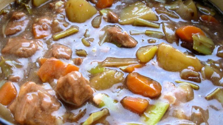 English Beef Stew and Dumplings created by French Tart