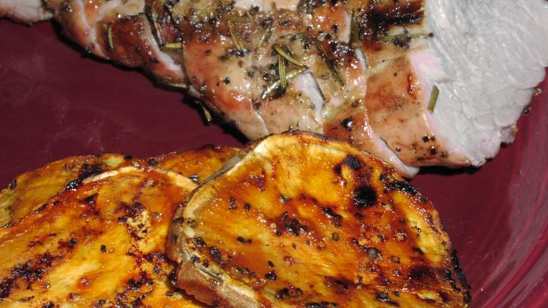 Ww 5 Points - Rosemary and Garlic Grilled Pork Loin Created by teresas