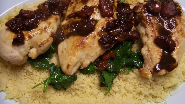 Balsamic Chicken With Baby Spinach created by HeatherFeather