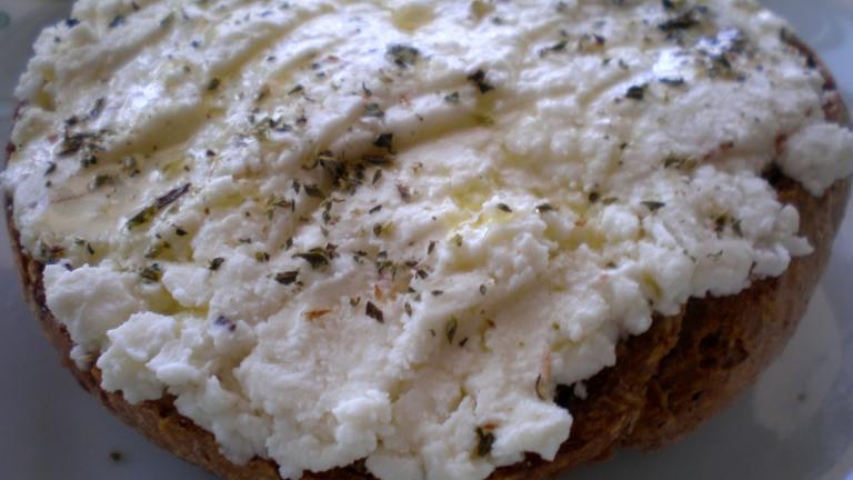 Herb and Lemon Goat Cheese Spread Created by katia