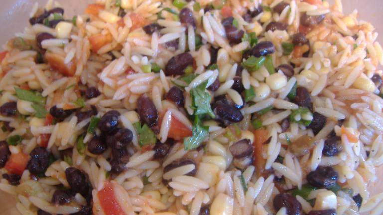 Orzo and Black Bean Salsa Salad Created by vrvrvr