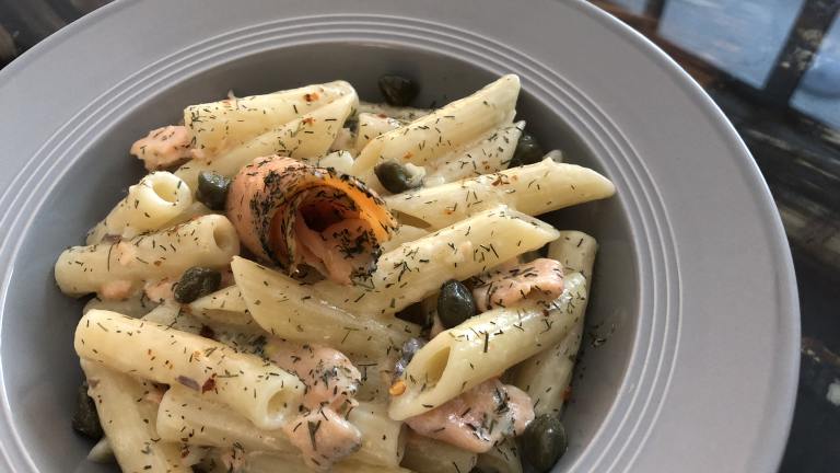 Salmon Pasta Created by Maria