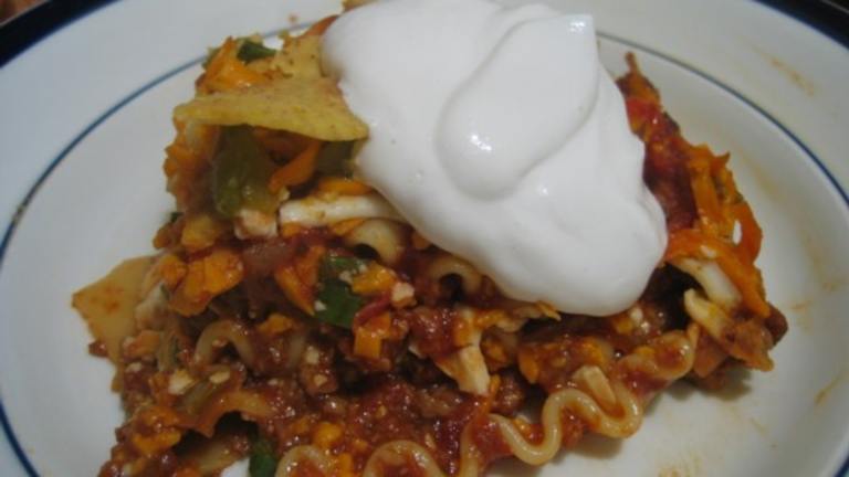 Vegan Mexican Lasagna Created by tendollarwine