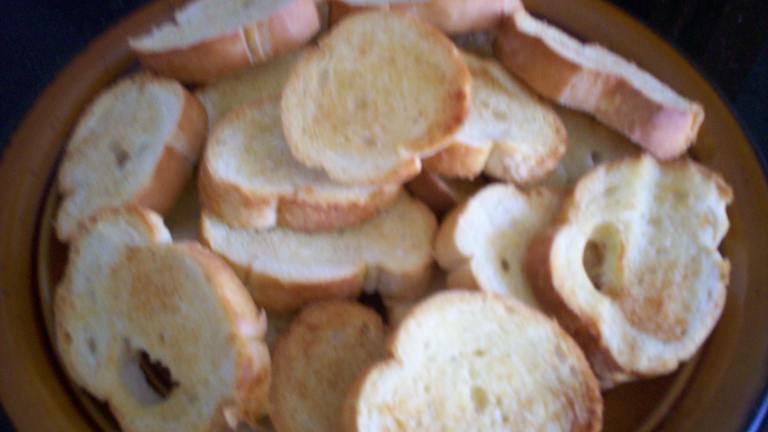 Garlic Baguette Chips Created by chef FIFI