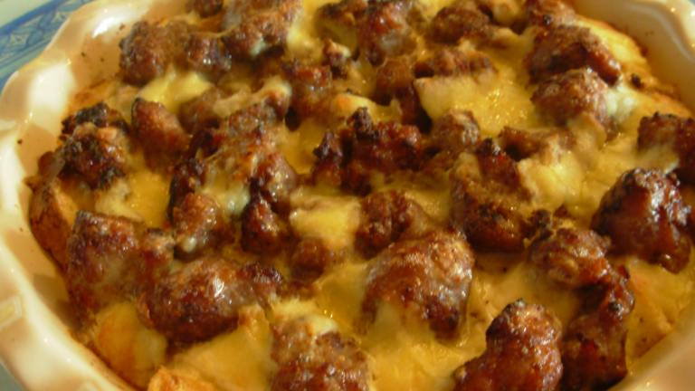 Mexican Sausage Strata Created by French Tart
