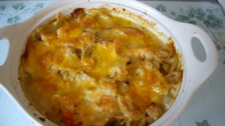 Sherried Chicken and Fettuccine Casserole Created by Sageca