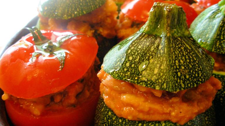 Petits Farcis - Provençe Stuffed Baked Vegetables created by French Tart