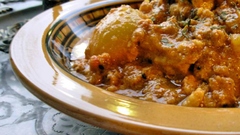 Pork and Apricot Curry Created by French Tart