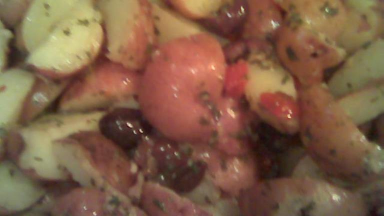 Potato Salad With Olives and Peppers Created by Debber