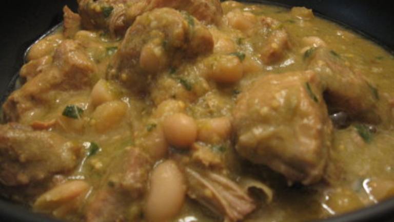 Tomatillo Pork Braise With Pickled Chilis (Puerco En Salsa Verde created by Engrossed