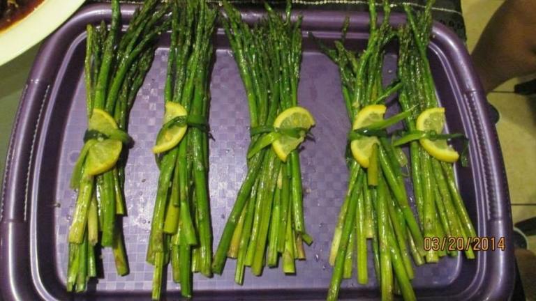 Roasted Asparagus Bundles created by Chef Glamm