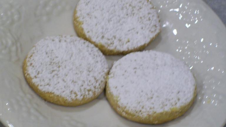 Pastissets (Powdered Sugar Cookies from Spain) Created by monkey eat socks