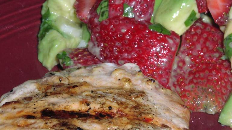 Chipotle Pork With Strawberry-Avocado Salsa Created by teresas