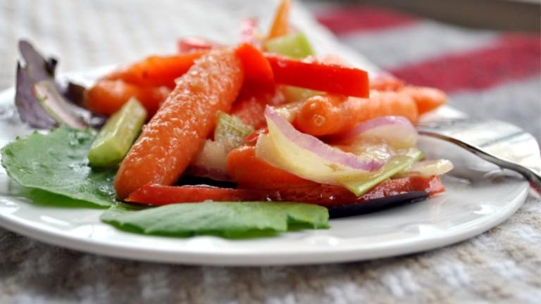Marinated Carrot Salad created by Andi Longmeadow Farm