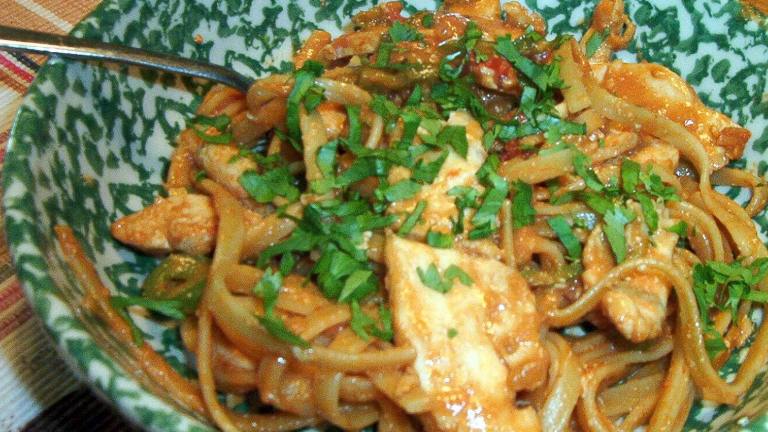 Thai Chicken Fettuccine, Southwest Style created by MsSally