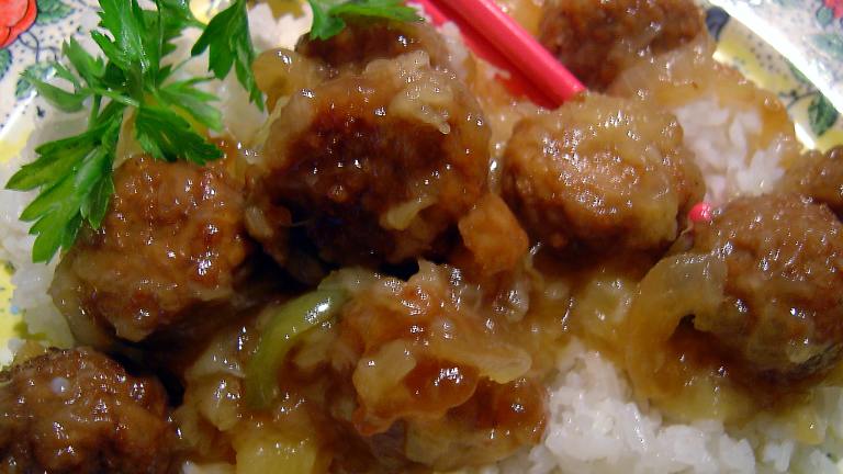 Sweet-Sour Meatballs for the Crockette created by PalatablePastime