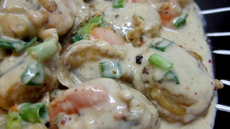 Scallops in Swiss Cheese Sauce Created by Zurie