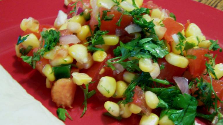Corn and Tomato Salsa With Cilantro Created by Rita1652