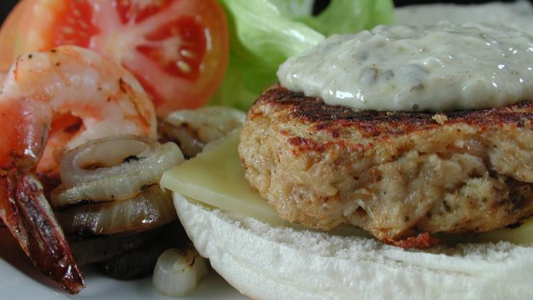 Nutty for New England Naughty but Nice Crab Burger created by Chef floWer